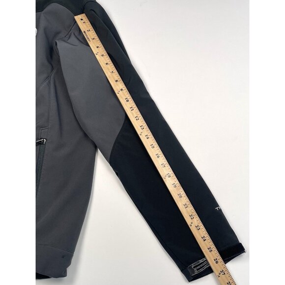 THE NORTH FACE Mens XXL Dark Gray Soft Shell Apex Bionic JACKET AL5C *Read* - Picture 7 of 10